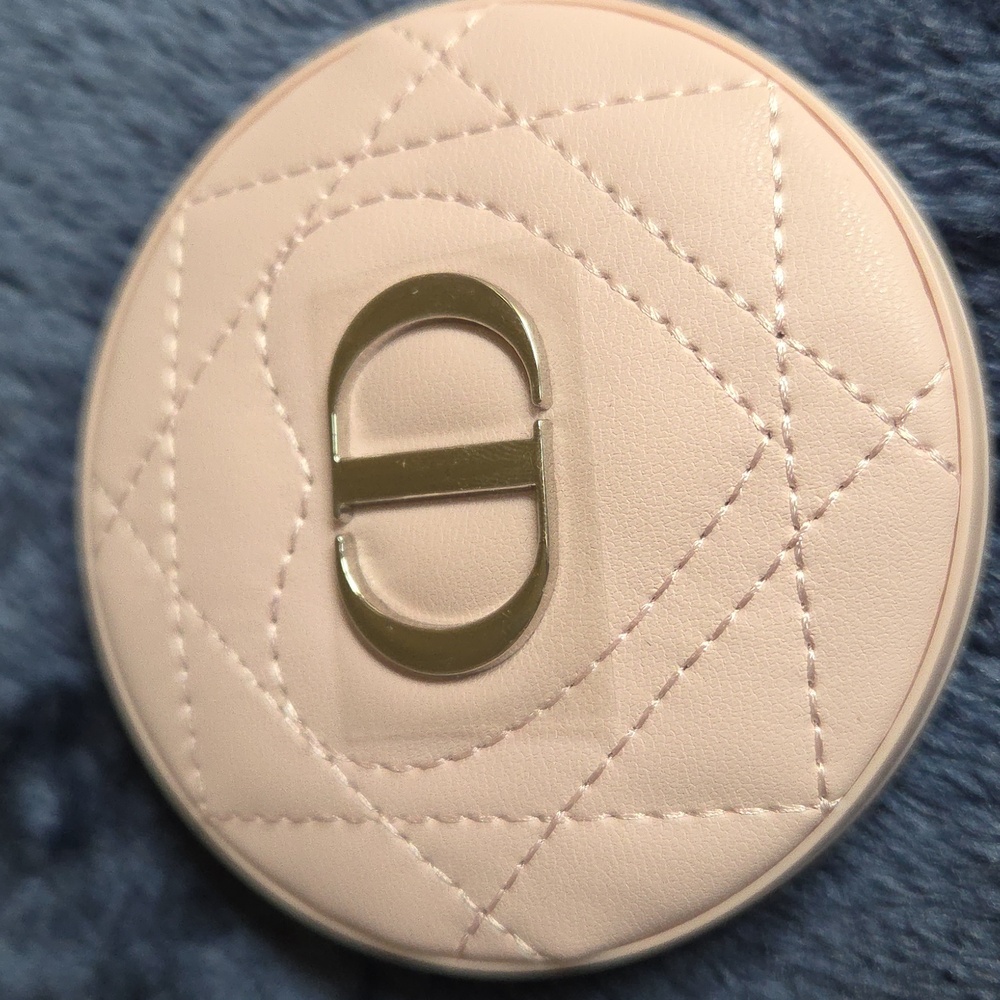 New! Pink Heart Quilted Christian Dior Cosmetic Beauty Makeup Compact Mirror